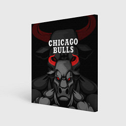 Картина квадратная CHICAGO BULLS ЯРОСТНЫЙ БЫК