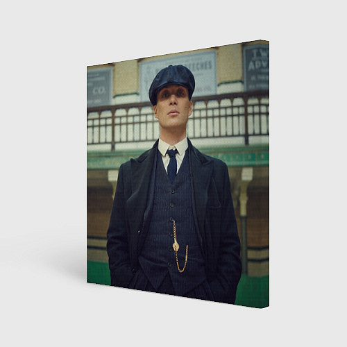 Картина квадратная Томас Шелби позирует / 3D-принт – фото 1