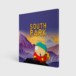 Картина квадратная Эпичный Картман в горах Южный Парк