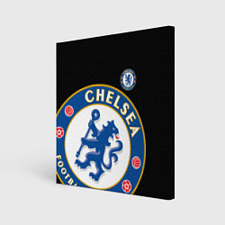 Холст квадратный ЧЕЛСИ CHELSEA BIG LOGO, цвет: 3D-принт