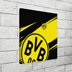 Холст квадратный BORUSSIA BVB 09 LOGO, цвет: 3D-принт — фото 2