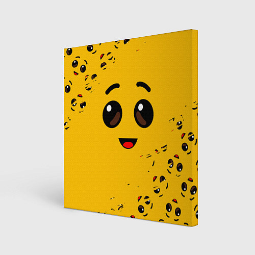 Картина квадратная FORTNITE BANANA FACE ФОРТНАЙТ БАНАН / 3D-принт – фото 1