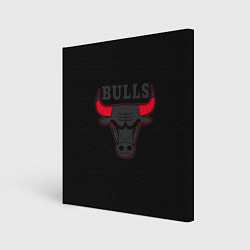 Картина квадратная CHICAGO BULLS ЧИКАГО БУЛЛС ЯРОСТЬ БЫКА