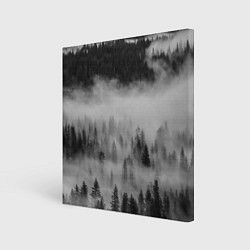 Картина квадратная ТУМАННЫЙ ЛЕС FOREST