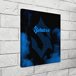 Холст квадратный Sabaton синий дым, цвет: 3D-принт — фото 2