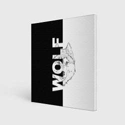 Картина квадратная WOLF Волк