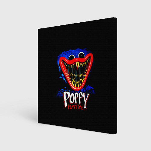Картина квадратная Poppy Playtime: Huggy / 3D-принт – фото 1
