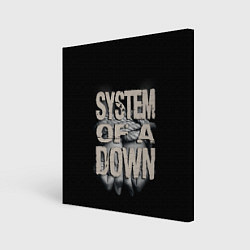 Холст квадратный System of a Down, цвет: 3D-принт
