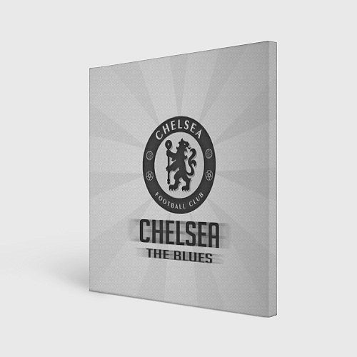 Картина квадратная Chelsea FC Graphite Theme / 3D-принт – фото 1