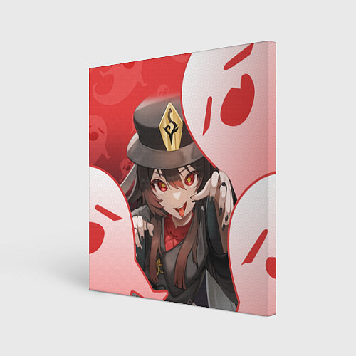 Картина квадратная ХУ ТАО С ПРИЗРАКАМИ / 3D-принт – фото 1