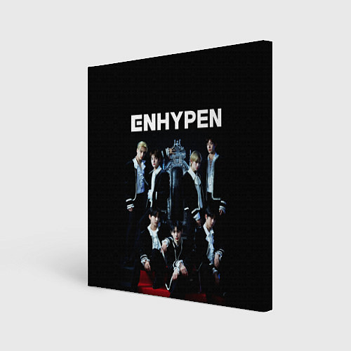 Картина квадратная ENHYPEN: Хисын, Джей, Джейк, Сонхун, Сону, Ни-Ки, / 3D-принт – фото 1
