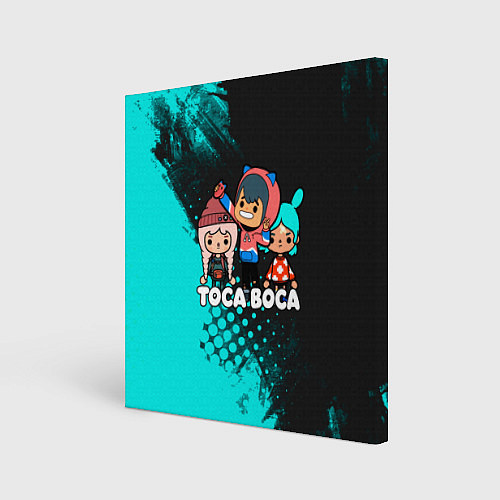 Картина квадратная Toca Boca Рита и Леон / 3D-принт – фото 1