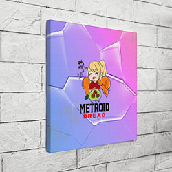 Холст квадратный Metroid Dread Самус Аран, цвет: 3D-принт — фото 2