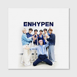 Холст квадратный ENHYPEN Хисын, Джейк, Джей, Сонхун, Сону, Чонвон,, цвет: 3D-принт — фото 2
