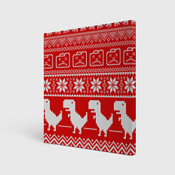 Картина квадратная Вязаный принт