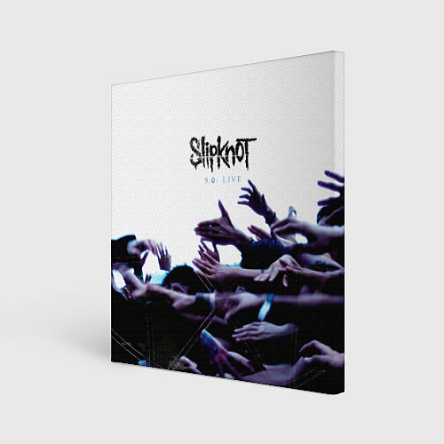Картина квадратная 9 0: Live - Slipknot / 3D-принт – фото 1
