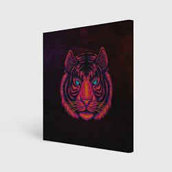 Картина квадратная Тигр Tiger голова