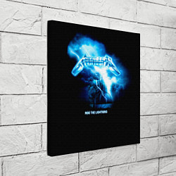 Холст квадратный Ride the Lightning Metallica, цвет: 3D-принт — фото 2
