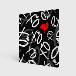 Холст квадратный The Weeknd - XO, цвет: 3D-принт