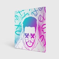 Холст квадратный The Weeknd, XO, цвет: 3D-принт