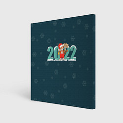 Картина квадратная Новый год 2022 Год тигра