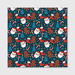 Холст квадратный ПОКРЫТО НОВЫМ ГОДОМ!, цвет: 3D-принт — фото 2