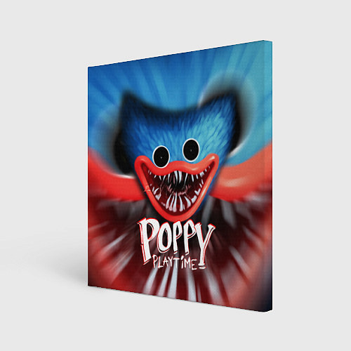 Картина квадратная ХАГИ ВАГИ, Я ТЕБЯ ПОЙМАЛ POPPY PLAYTIME ИГРА / 3D-принт – фото 1