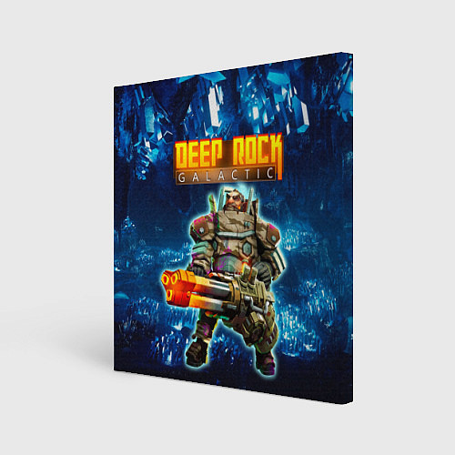 Картина квадратная Deep Rock Galactic Gunner / 3D-принт – фото 1