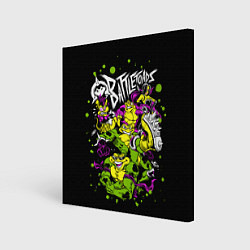 Картина квадратная Battletoads - Боевые Жабы