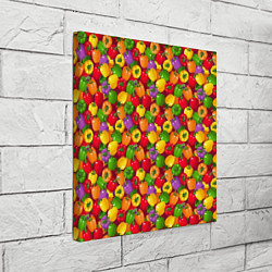 Холст квадратный Перец Болгарский, цвет: 3D-принт — фото 2