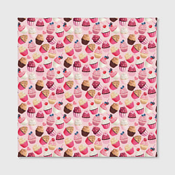 Холст квадратный Пирожные с Ягодами, цвет: 3D-принт — фото 2