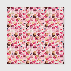 Холст квадратный Пирожные с Ягодами, цвет: 3D-принт — фото 2