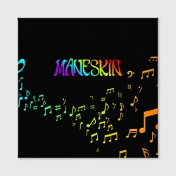 Холст квадратный MANESKIN ЦВЕНОЙ МУЗЫКАЛЬНЫЙ, цвет: 3D-принт — фото 2