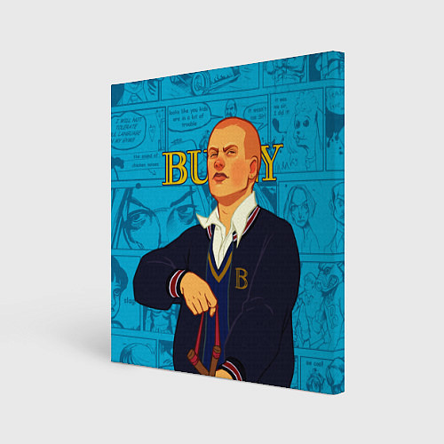 Картина квадратная Bully, Джимми Хопкинс / 3D-принт – фото 1