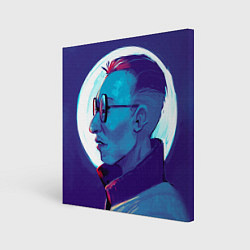 Холст квадратный Куцураги Сан, цвет: 3D-принт