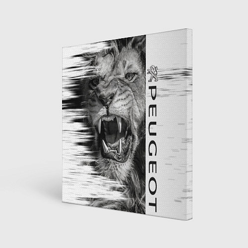 Картина квадратная Peugeotlion / 3D-принт – фото 1