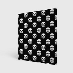 Картина квадратная UNDERTALE SANS SKULL FACE PATTERN УЗОР