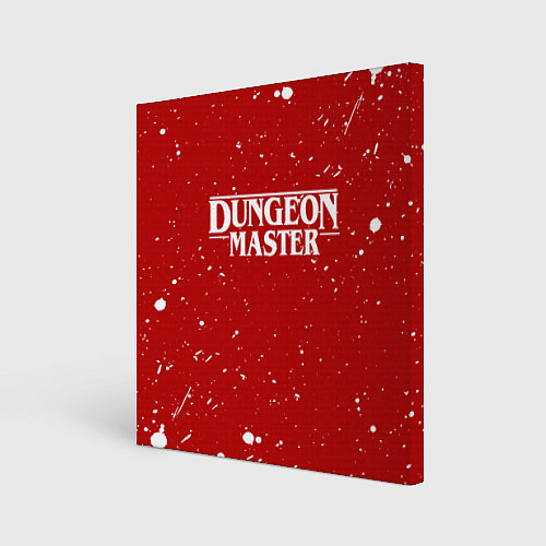 Картина квадратная DUNGEON MASTER BLOOD ГАЧИМУЧИ КРАСНЫЙ / 3D-принт – фото 1