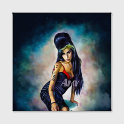 Холст квадратный Amy Jade Winehouse, цвет: 3D-принт — фото 2