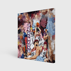 Холст квадратный Команда баскетбола Куроко, цвет: 3D-принт