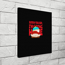 Холст квадратный Южный парк Эрик Картман South Park, цвет: 3D-принт — фото 2