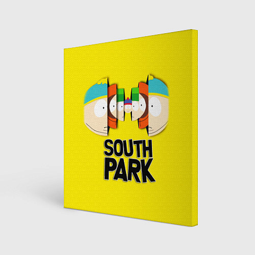 Картина квадратная South Park - Южный парк персонажи / 3D-принт – фото 1