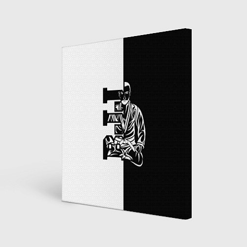 Картина квадратная BJJ / 3D-принт – фото 1