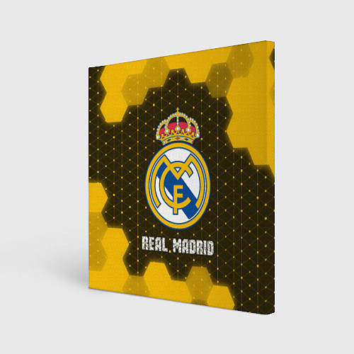 Картина квадратная РЕАЛ МАДРИД Real Madrid Графика / 3D-принт – фото 1