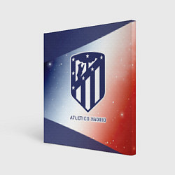 Холст квадратный АТЛЕТИКО Atletico Madrid Графика, цвет: 3D-принт