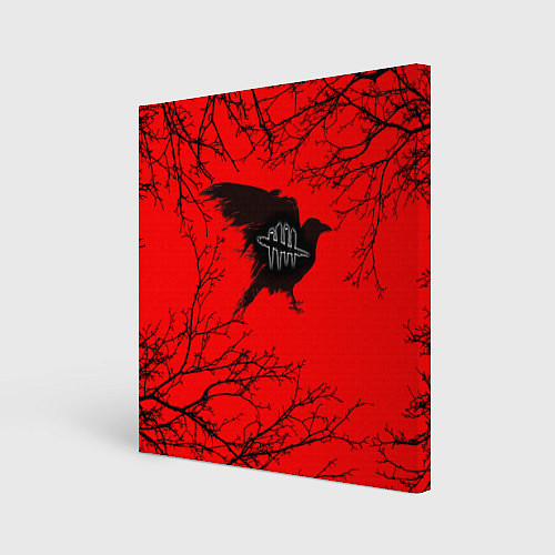 Картина квадратная Dead by Daylight ворон / 3D-принт – фото 1