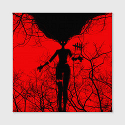 Холст квадратный Dead by Daylight дух, цвет: 3D-принт — фото 2