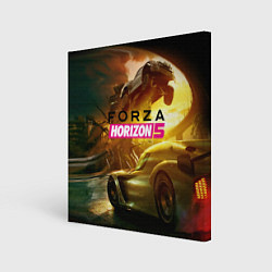 Картина квадратная Forza Horizon 5 - crazy race