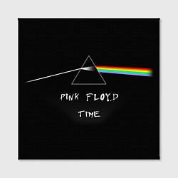 Холст квадратный PINK FLOYD TIME ПИНК ФЛОЙД ЛОГОТИП, цвет: 3D-принт — фото 2