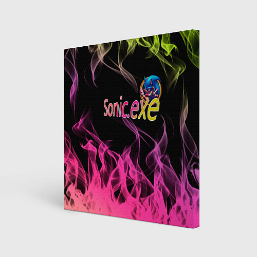 Картина квадратная Sonic Exe Супер бомба / 3D-принт – фото 1